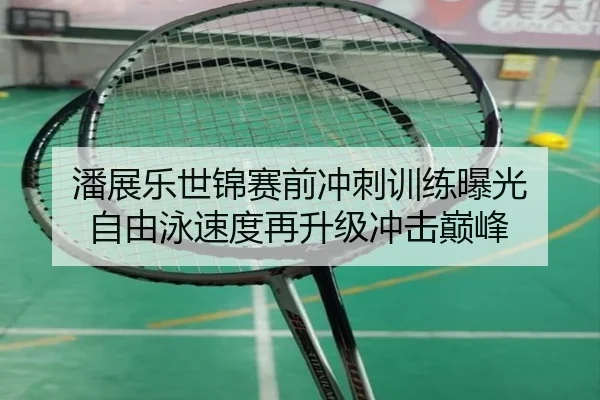 潘展乐世锦赛前冲刺训练曝光 自由泳速度再升级冲击巅峰